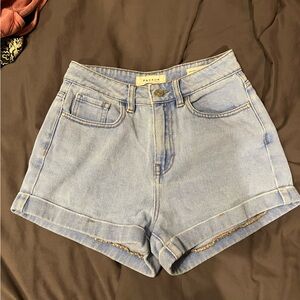 Pacsun High Rise Denim Mom Short